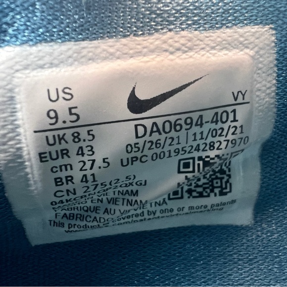 2022 Nike Zoom Freak 3 'Freezing Time' SIZE MENS 9.5 - Picture 8 of 10